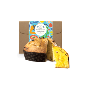 Panettone pesche, limoni canditi e lavanda