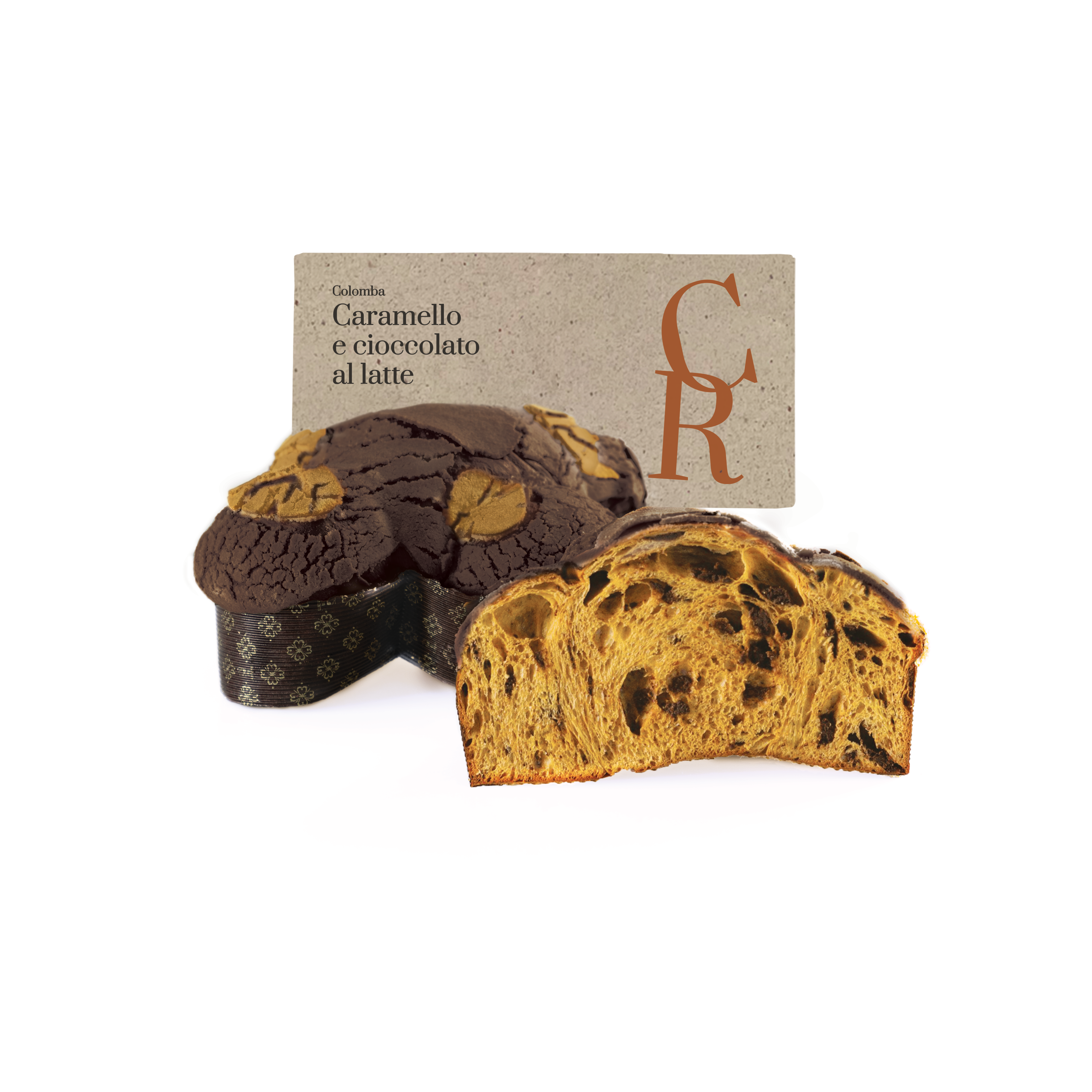 Colomba Caramello e Cioccolato al latte